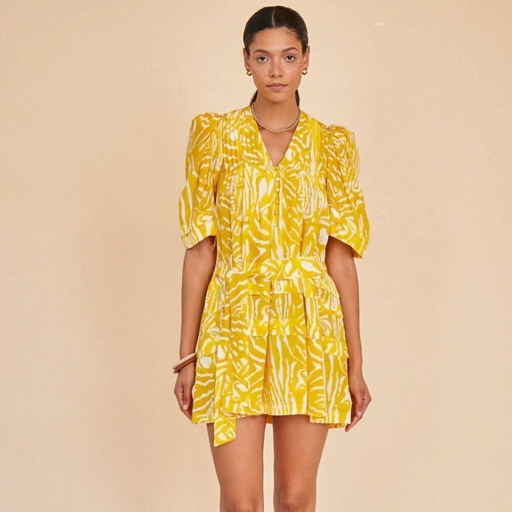 Hunter Bell Charlie Silk Dress size L NWT